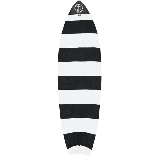 Captain Fin Co - Hybrid Boardsock - Black & White Socks - 6'6"