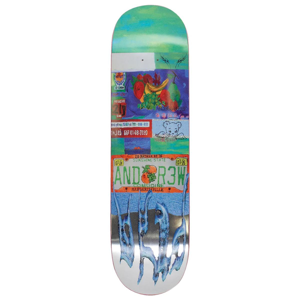 WKND Andrew Considine 'Plated' (SN) Silver Foil Skateboard Deck - 8.5"