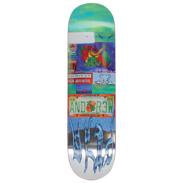 WKND Andrew Considine 'Plated' (SN) Silver Foil Skateboard Deck - 8.5