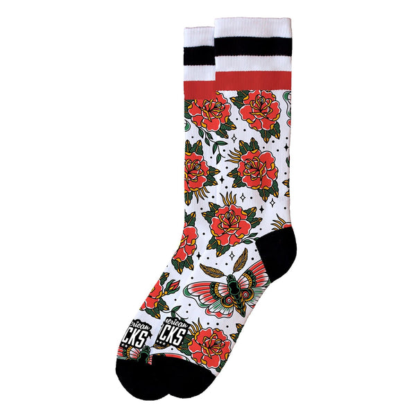 American Socks Moth - Mid High Socks