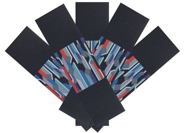 Jessup Skateboard Griptape D.Wainwright Red Glitch - Skatewarehouse.co.uk