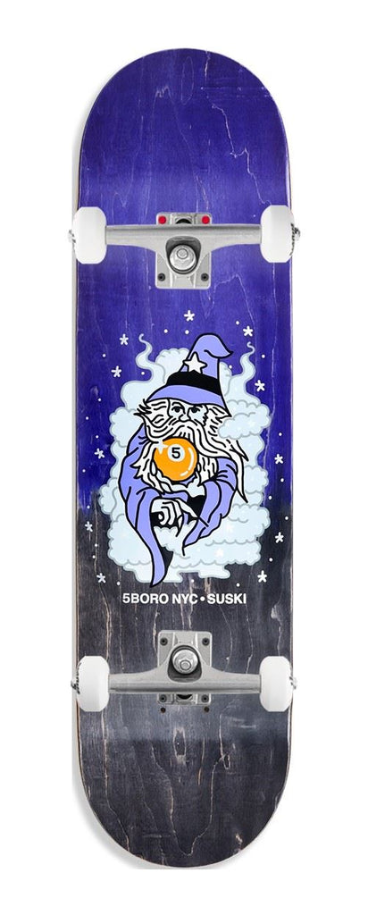 5BORO Aaron Suski '5Ball Wizard' x Venom Custom Complete Skateboard - 8.5"
