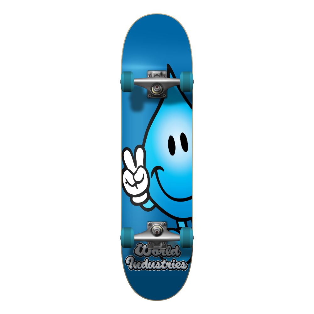 World Industries Wet Willy Wrap Multi Complete Skateboard - 7.75"