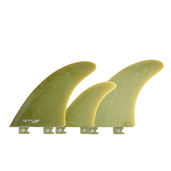 Captain Fin Co - Tyler Warren Twin + Trailer - Large - Olive (Snap-In / FCS II) - L