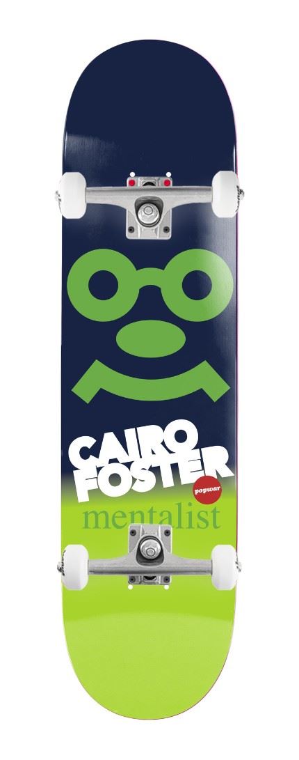 Popwar Cairo Foster Mentalist Green x Venom Custom Complete Skateboard - 8.25
