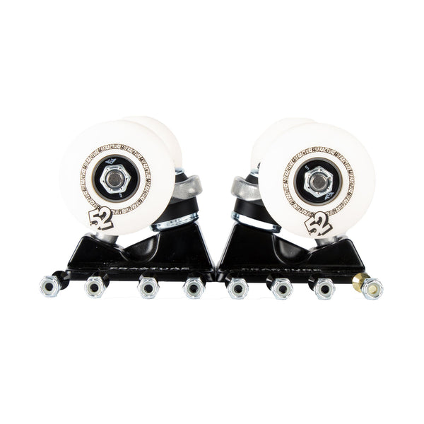 Fracture Undercarriage V2 Kit Blk / Raw Skateboard Trucks - 5.5