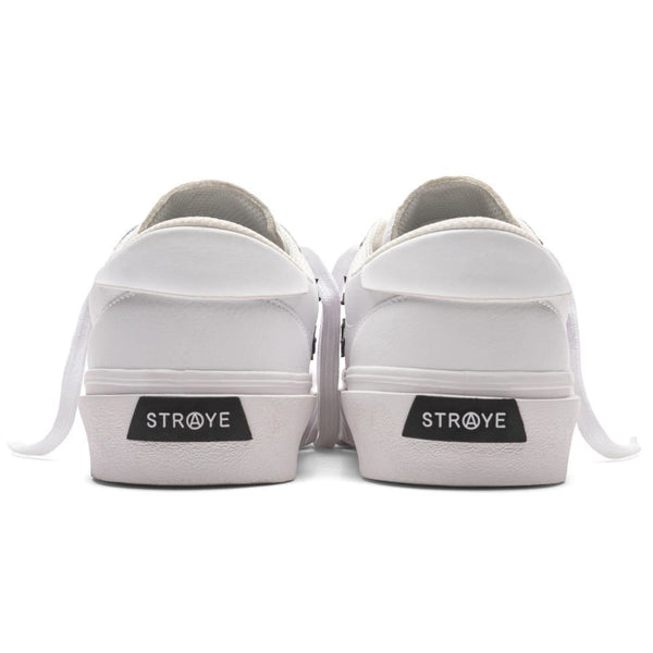Straye Footwear Logan - Flame White / Lavender Leather - Skatewarehouse.co.uk