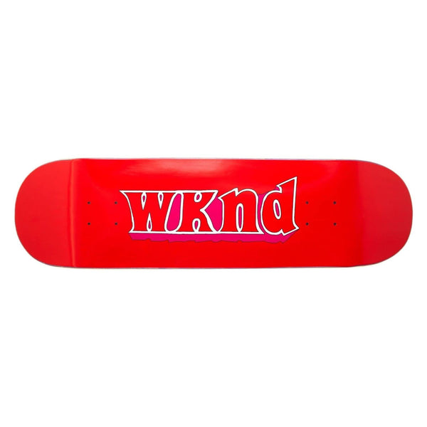 WKND Good Times Logo Red Skateboard Deck - 8.6