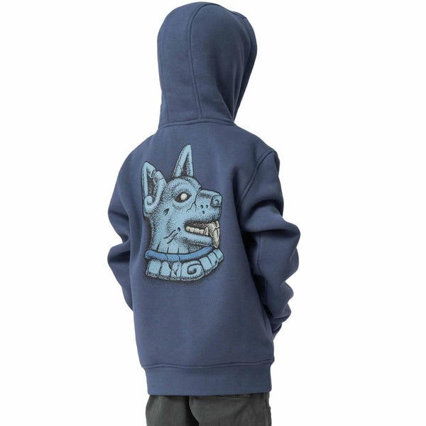 Santa Cruz Youth Hood Youth Winkowski Dog Hood - Heritage Blue - Skatewarehouse.co.uk