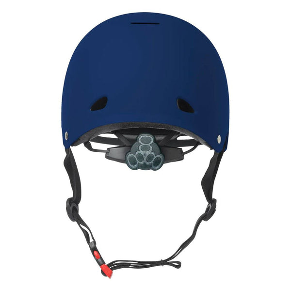 Triple Eight Dual Certified Gotham Helmet - Blue - Skatewarehouse.co.uk