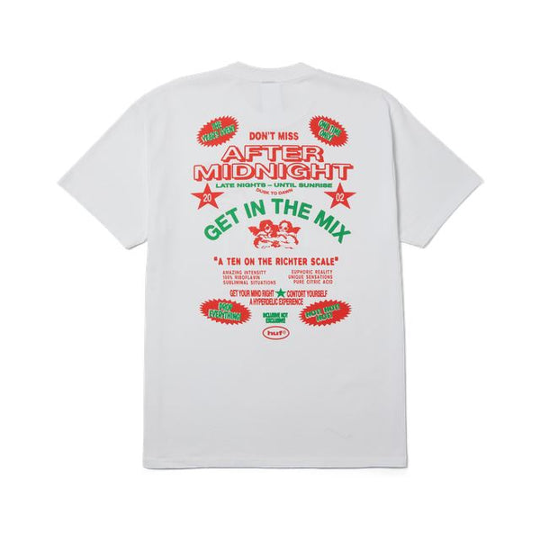 HUF After Midnight Ss Tee (White)