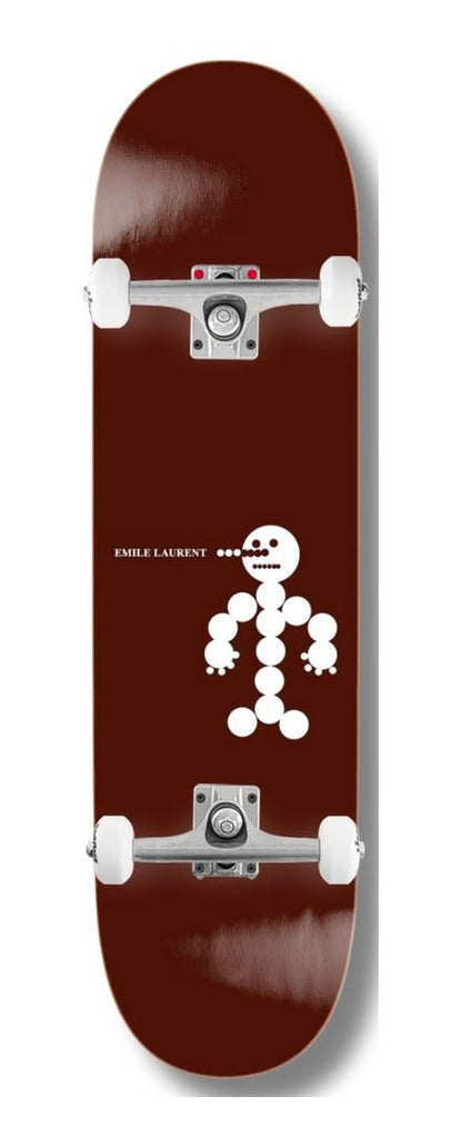 Polar Skate Co Emile Laurent - Snowman Wine x Venom Custom Complete Skateboard - 8.125"