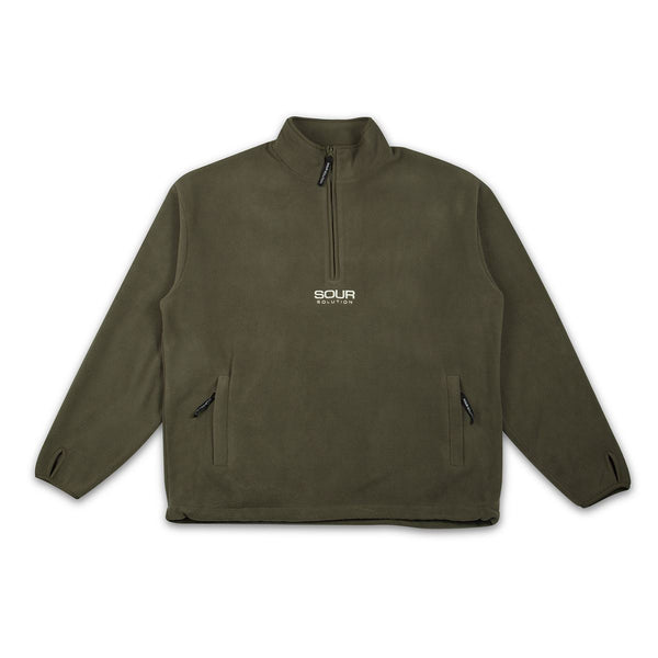 Sour Solution Micro Fleece Olive - Skatewarehouse.co.uk
