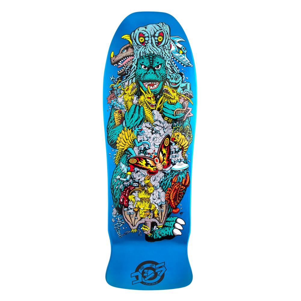 Santa Cruz Godzilla Kaiju Roskopp Skateboard Deck - 10.125" - Skatewarehouse.co.uk