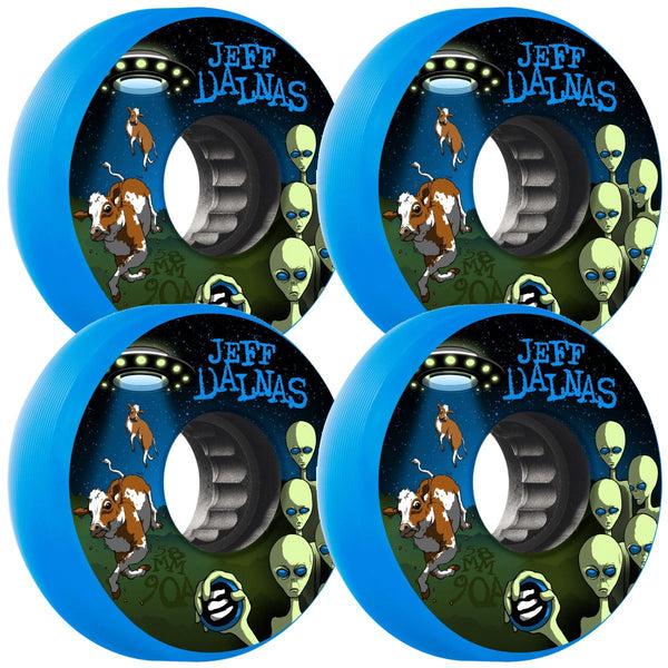 Eulogy - Jeff Dalnas Alien Blue (4) - / 90a Skateboard Wheels - 58mm