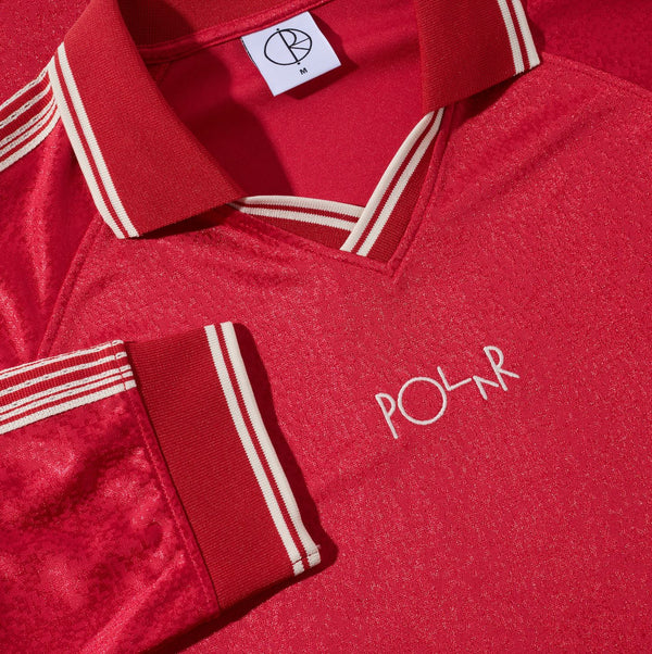 Polar Skate Co Davie LS Shirt (Red) - XL