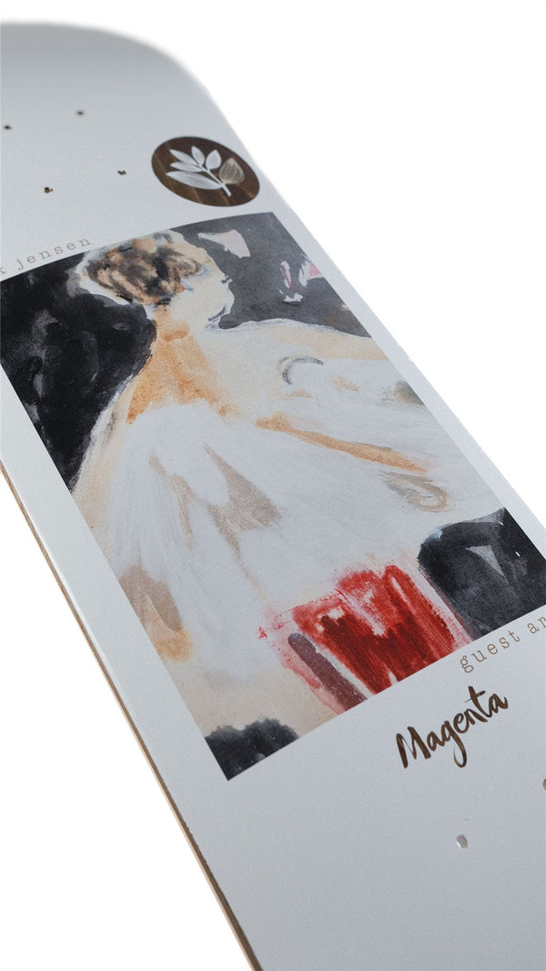Magenta Nick Jensen Guest Artist Skateboard Deck - 8.4