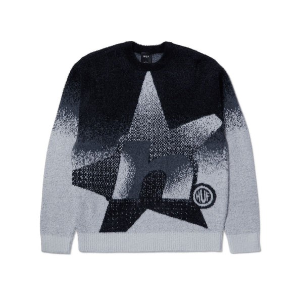 HUF Horizon Mohair Crewneck Sweater (Charcoal) - M