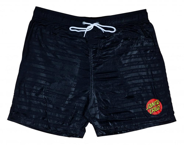 Santa Cruz Shorts Classic Dot Swim Short - Black - Skatewarehouse.co.uk