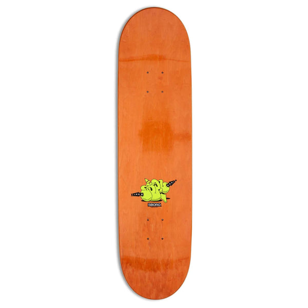 5Boro x SPONE Bubble Orange/ Yellow x Skateboard Deck - 5.0