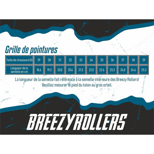 Breezy Rollers Classic White / Black - UK 6