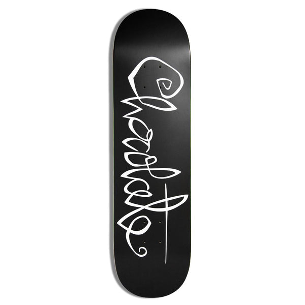 Chocolate OG Script Chris Roberts Twin Skateboard Deck - 8.25