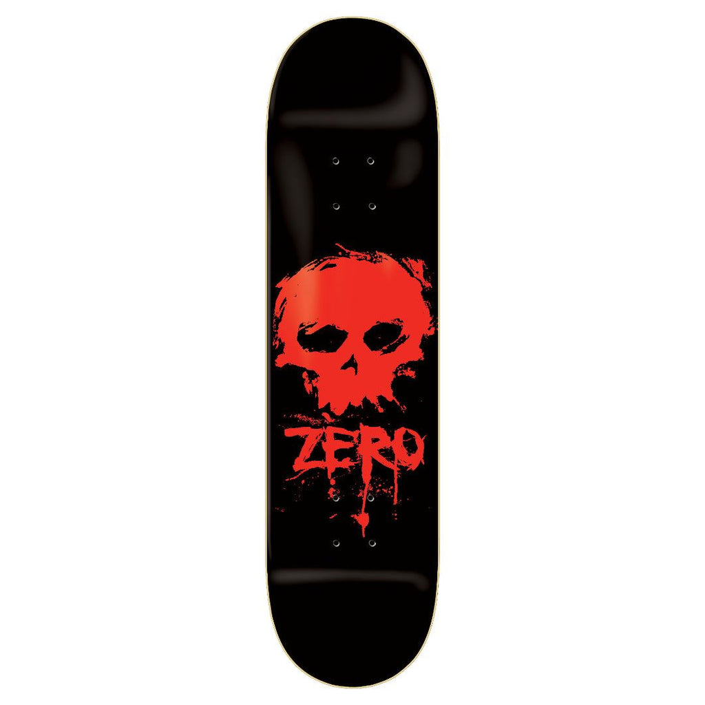 Zero Blood Skull 8" Black Skateboard Deck - 8.0"