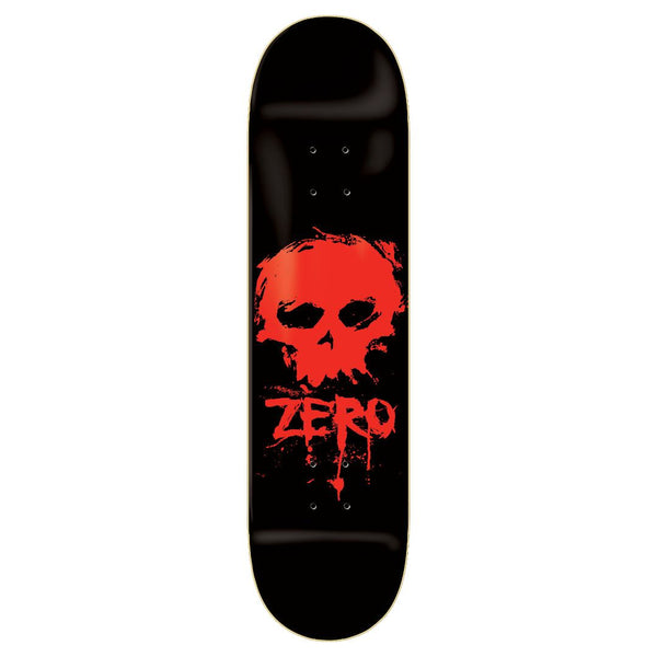 Zero Blood Skull 8" Black Skateboard Deck - 8.0"