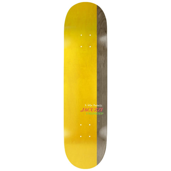 Jacuzzi Unlimited The Musical - EX7 White Skateboard Deck - 9.0