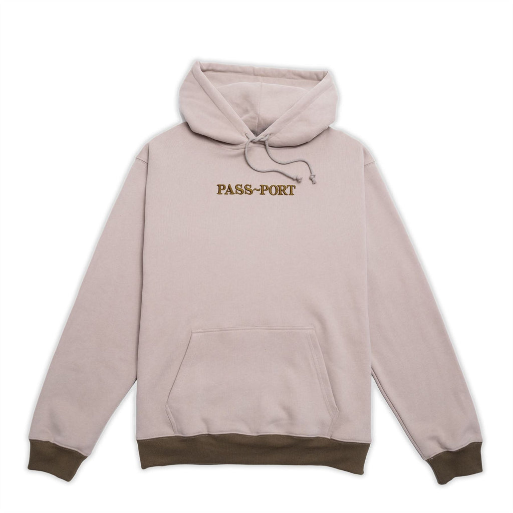 Pass~Port Official Contrast Organic Hoodie (Khaki) - M