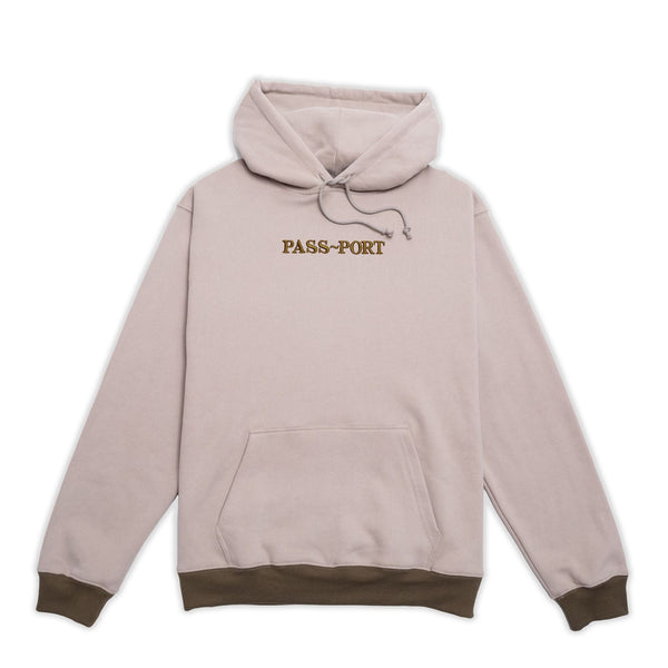 Pass~Port Official Contrast Organic Hoodie (Khaki) - M