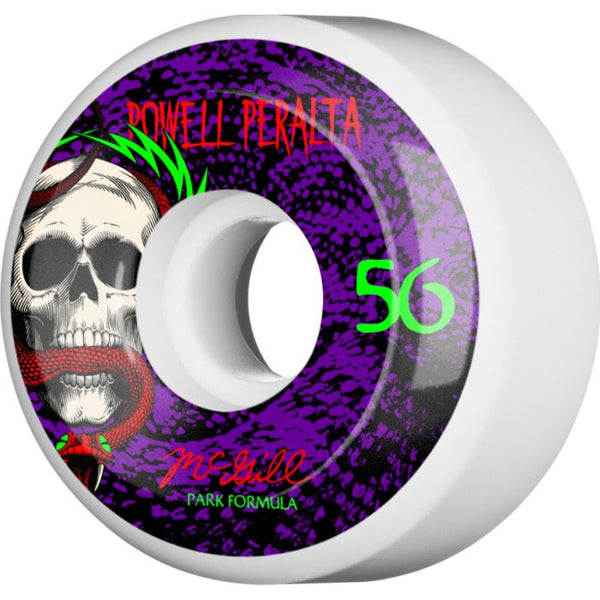 Powell Peralta McGill Skull and Snake Skateboard Wheels 104A - Skatewarehouse.co.uk