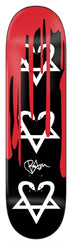 Zero Skateboards Bam Snake-a-Gram with Blood Skateboard Deck - 8.5" - Skatewarehouse.co.uk