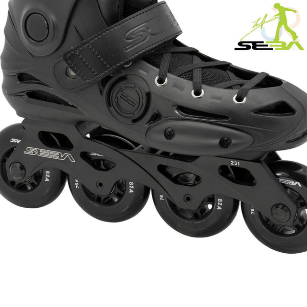 Seba E3 J Black Inline Skates - Skatewarehouse.co.uk