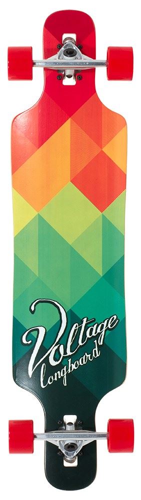 Voltage DT Longboard Decks PLUS FREE Truck Kit - 39.0