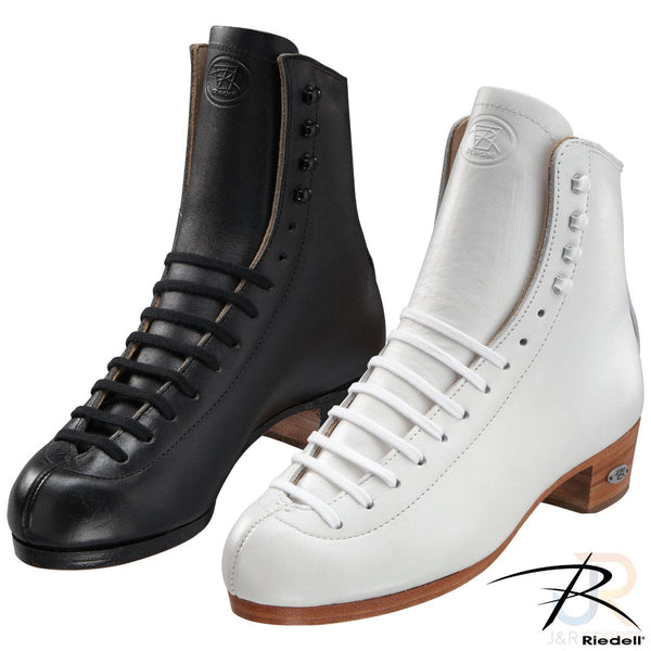 Riedell 297 PRO Skate Boots - White - Narrow Quad Parts