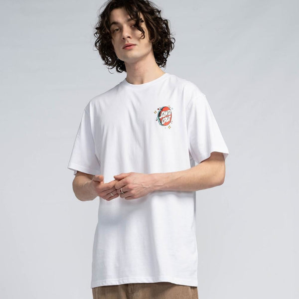 Santa Cruz T-Shirt Lucky Day - White - Skatewarehouse.co.uk