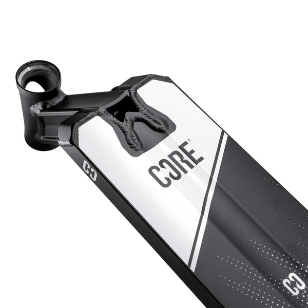 CORE CD1 Stunt Scooter Deck 4.5 x 18.5 - Black / White - Black/Neo