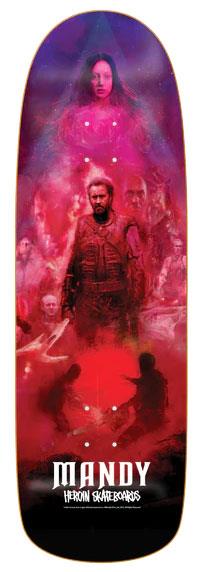 Heroin Mandy Poster Skateboard Deck - 9.6" - Skatewarehouse.co.uk