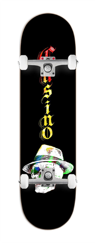 Casino Skull x Venom Custom Complete Skateboard - 8.25"