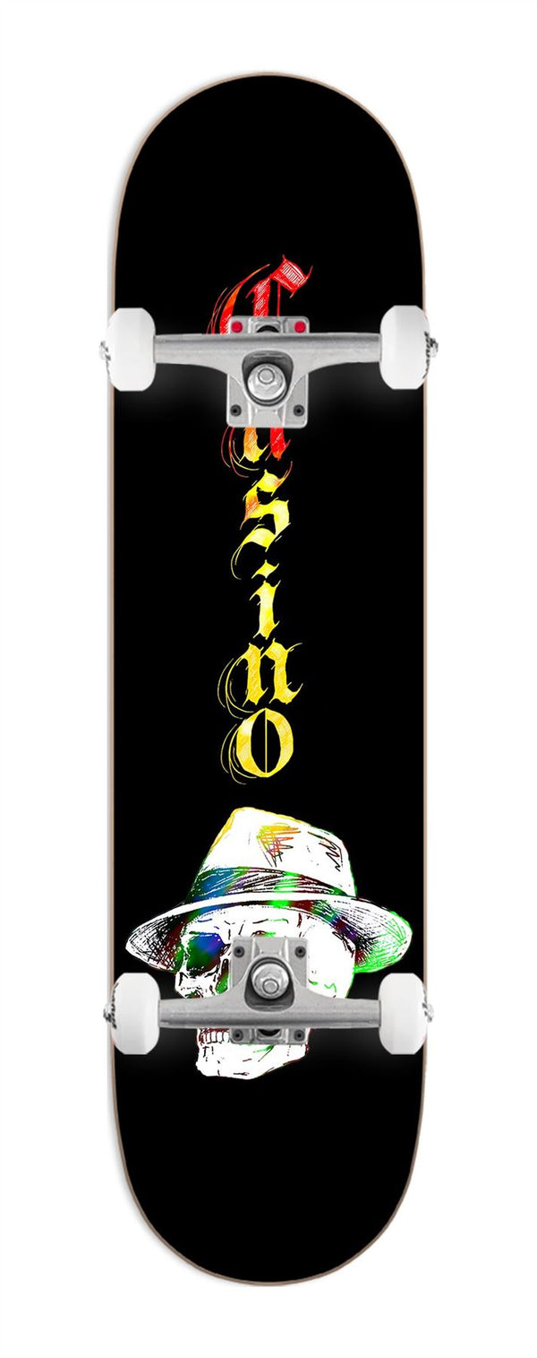 Casino Skull x Venom Custom Complete Skateboard - 8.25