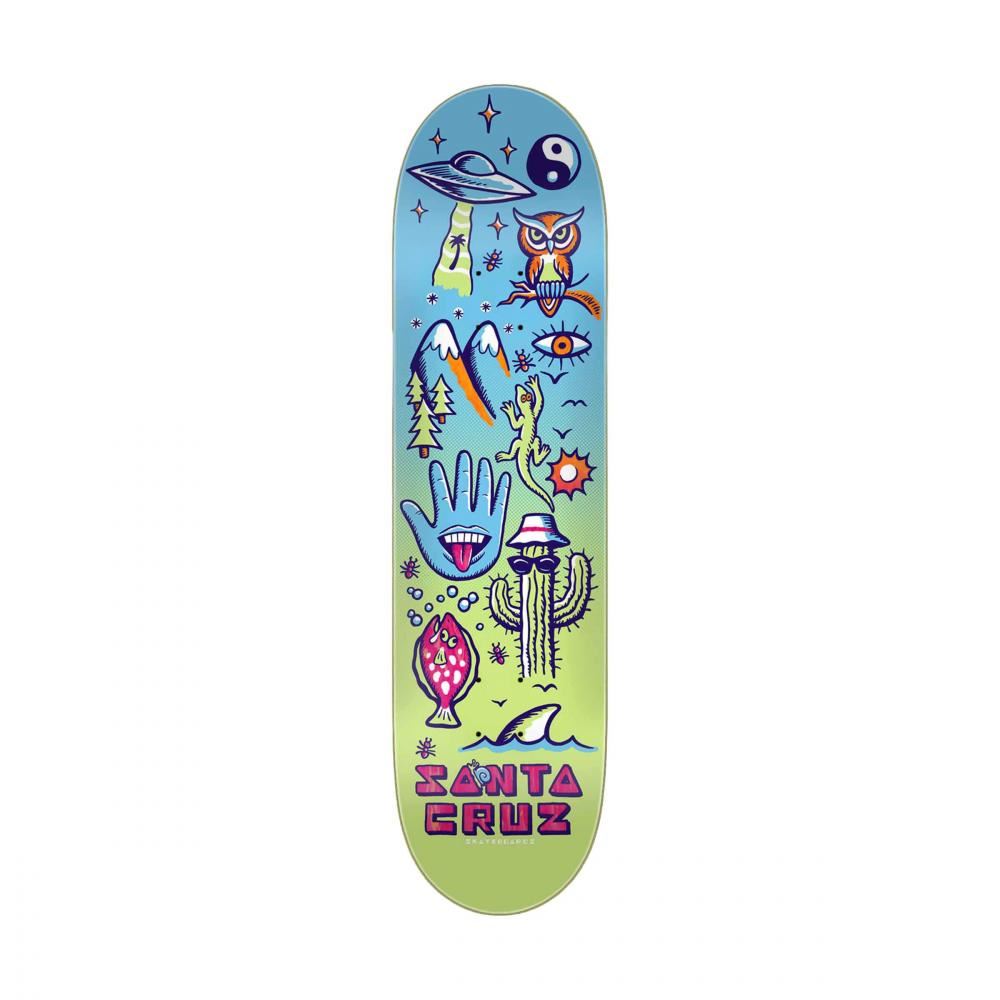 Santa Cruz Team Tripper FeelBase Skateboard Deck - 7.75"
