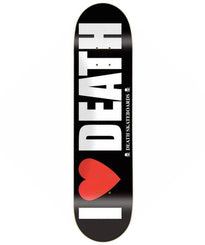 Death I Heart Death Skateboard Deck - 8.0" - Skatewarehouse.co.uk