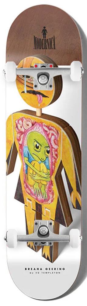 Girl Skateboard Modernica x Ed Templeton Breana Geering x Venom Custom Complete Skateboard - 8.5