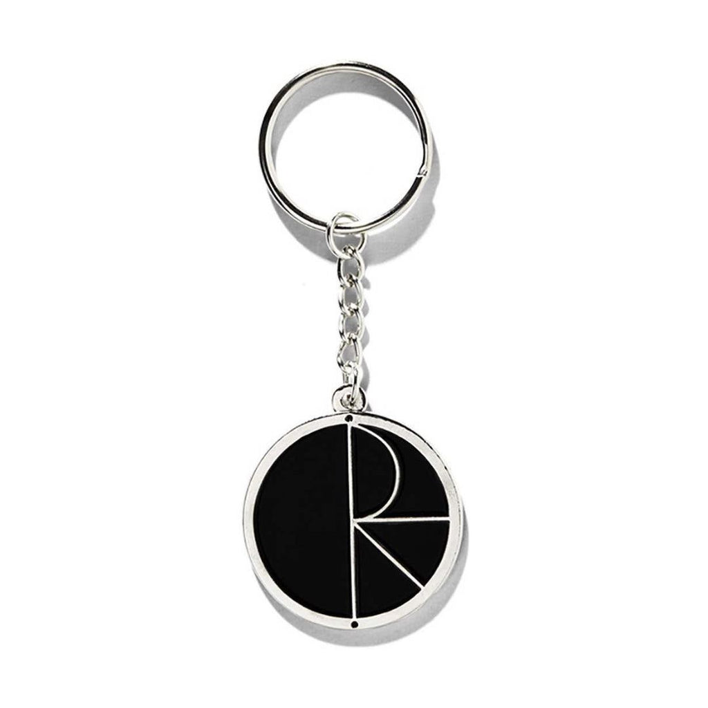 Polar Skate Co Key Chain | Fill Logo (Silver / Black) Accessories - One Size
