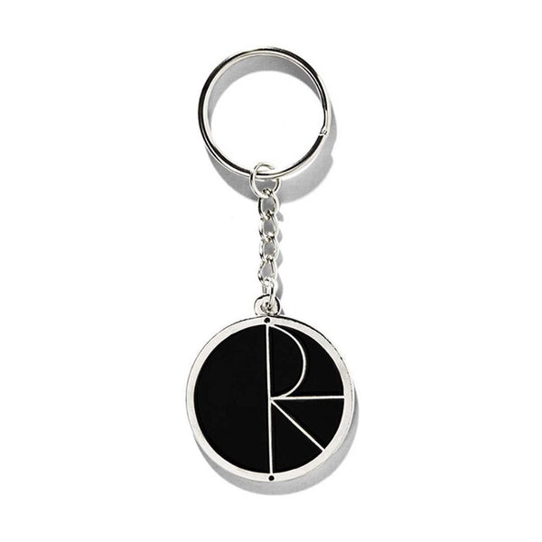 Polar Skate Co Key Chain | Fill Logo (Silver / Black) Accessories - One Size