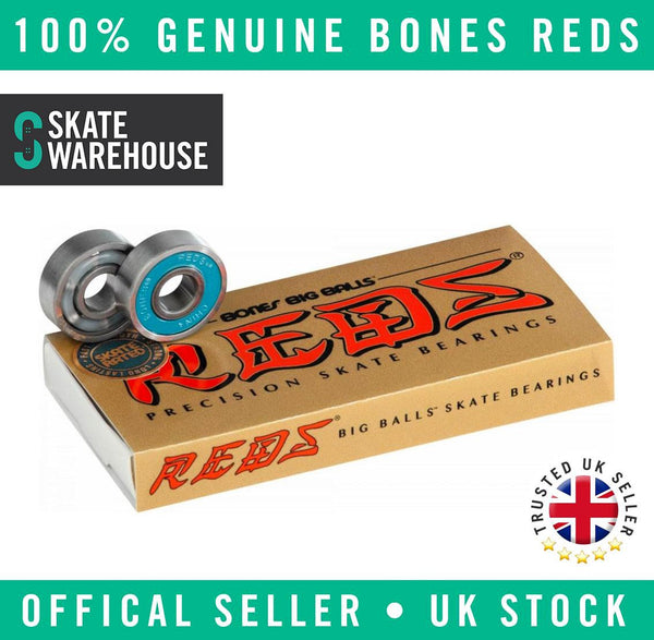 Bones Big Balls Reds 608 Bearings - Skatewarehouse.co.uk