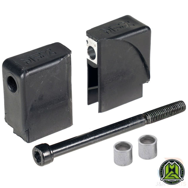 Madd Gear Mgx Square Deck Block Axle Set - Black - Skatewarehouse.co.uk