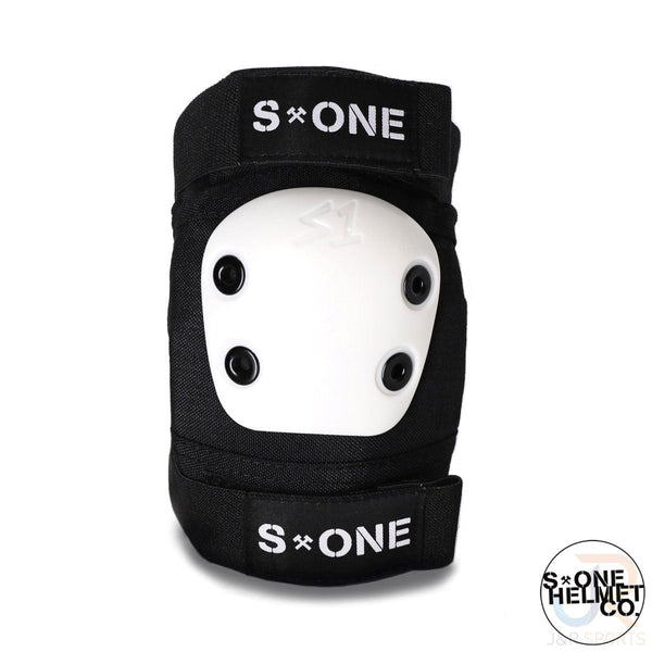 S1 Pro Elbow Pads - Black / White
