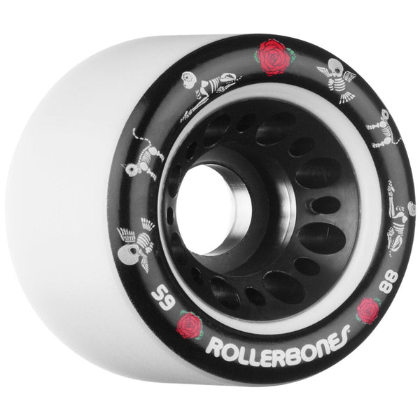 Rollerbones - Dotd Pet Series White (4) - / 88a Skateboard Wheels - 59mm